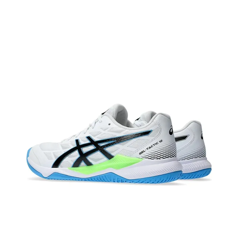 Asics Gel Tactic 12 White Lime Burst-2