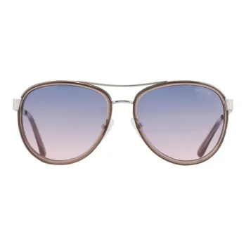 GUESS Aviator Sunglasses Women's Gray
