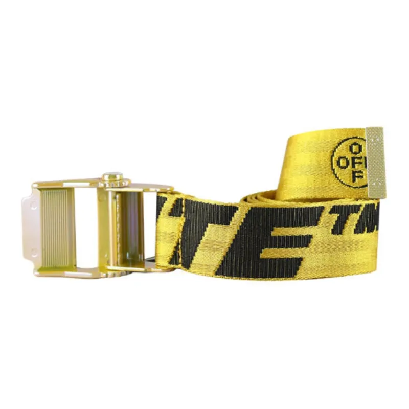 OFF-WHITE Belt Men's Yellow Width: 4cm-1