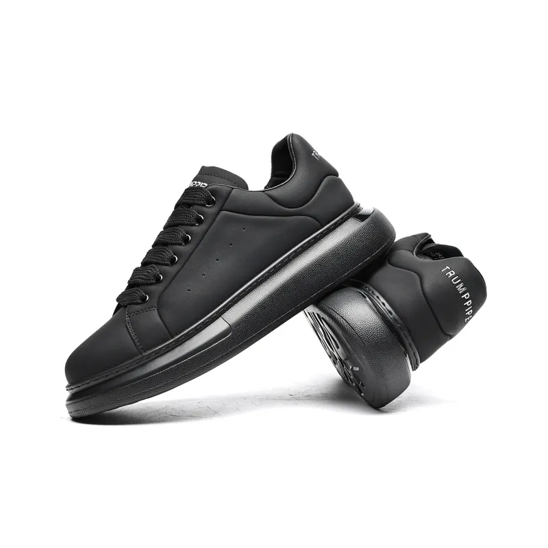 TRUMPPIPE Anti Slip And Wear Resistant Height Increasing Low Top Skateboard Shoes Men's-3