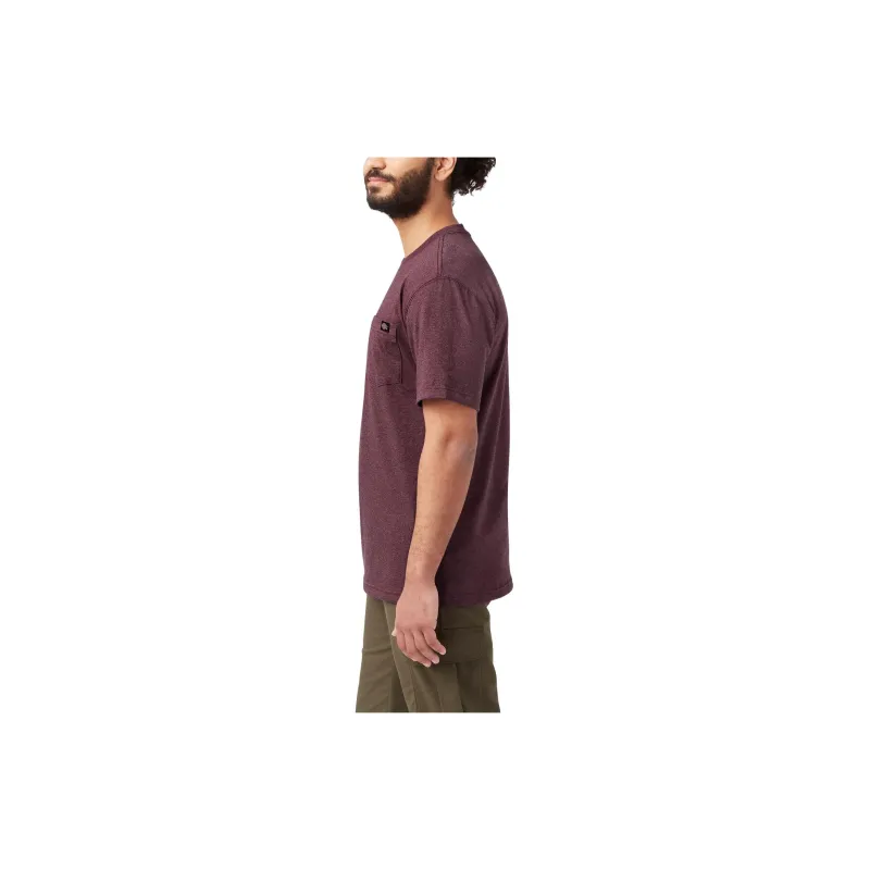 Dickies Heavyweight Heathered Short Sleeve Pocket T-Shirt T-Shirt Men's Burgundy-2
