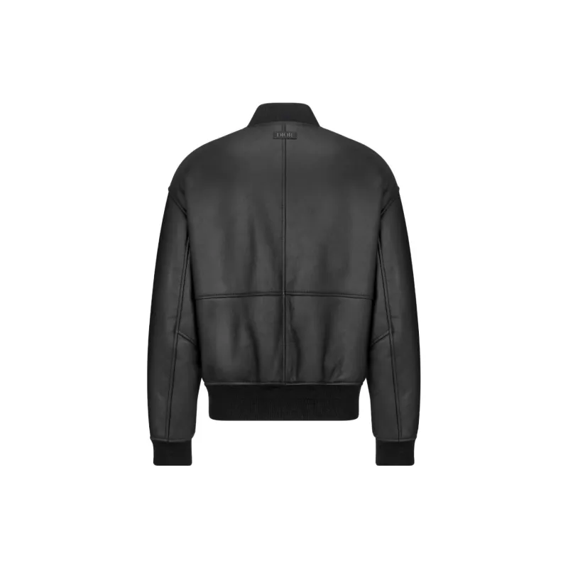 DIOR FW23 Leather Jacket Men's Black-1