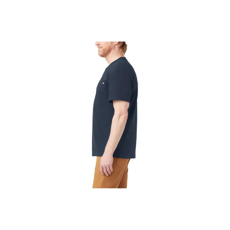 Dickies Heavyweight Short Sleeve Henley T-Shirt T-Shirt Men's Marine Blue-2
