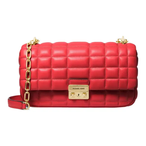 MICHAEL KORS Sheepskin Pillow Bag, Handbag, Shoulder Bag Women's Red