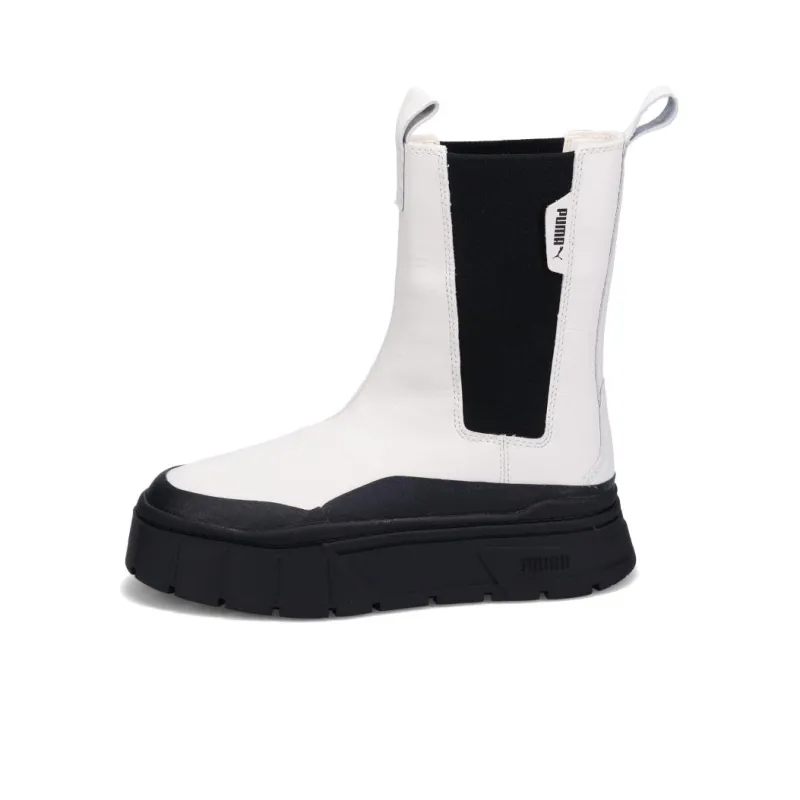 Puma Women's Mayze Stack Chelsea Boot 'Vaporous Grey Black'-0