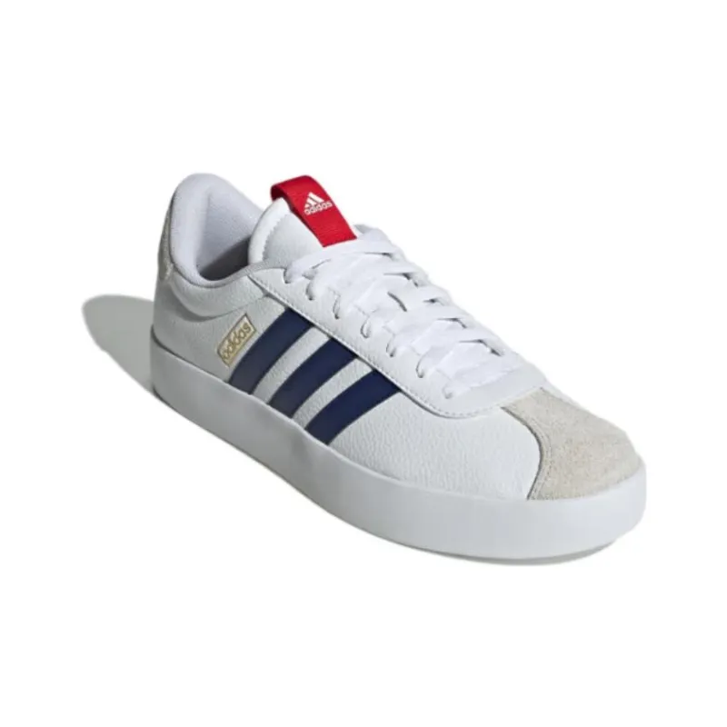 Adidas Vl Court 3.0 Cloud White Dark Blue Better Scarlet-2