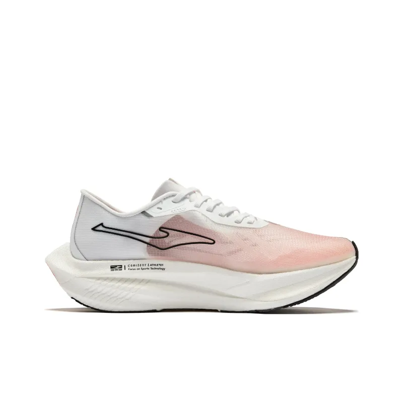 Erke Zhijing 2.0 Abrasion Resistant Low Top Running Shoes Women's Swan Color-1