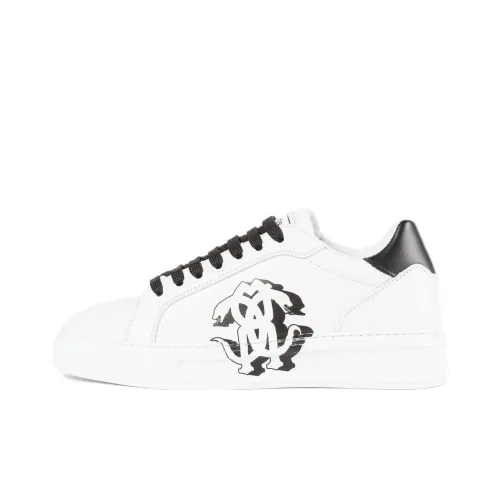 Roberto Cavalli Skateboard Shoes Women's Low-Top White