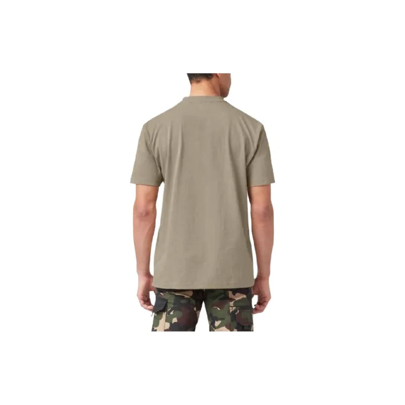 Dickies Heavyweight Short Sleeve Henley T-Shirt T-Shirt Men's Brown-1