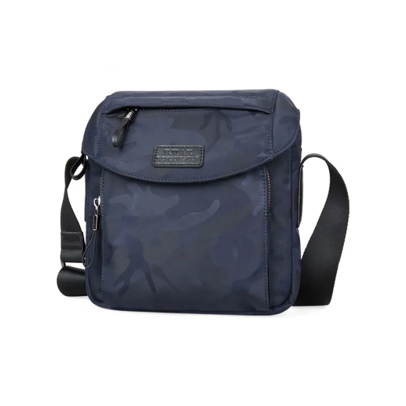 BJIAX Nylon Backpack Crossbody Bag Shoulder Bag Men's Black Camouflage/Blue Camouflage-17
