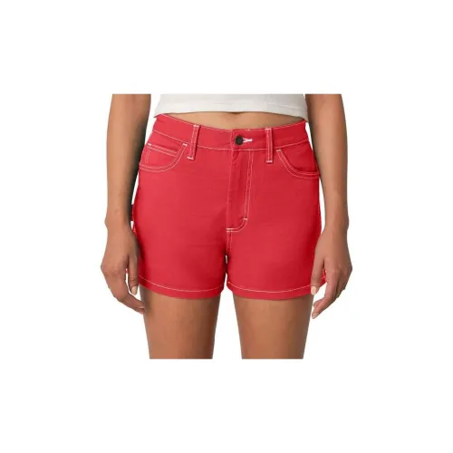 Dickies Denim Shorts Women's Red