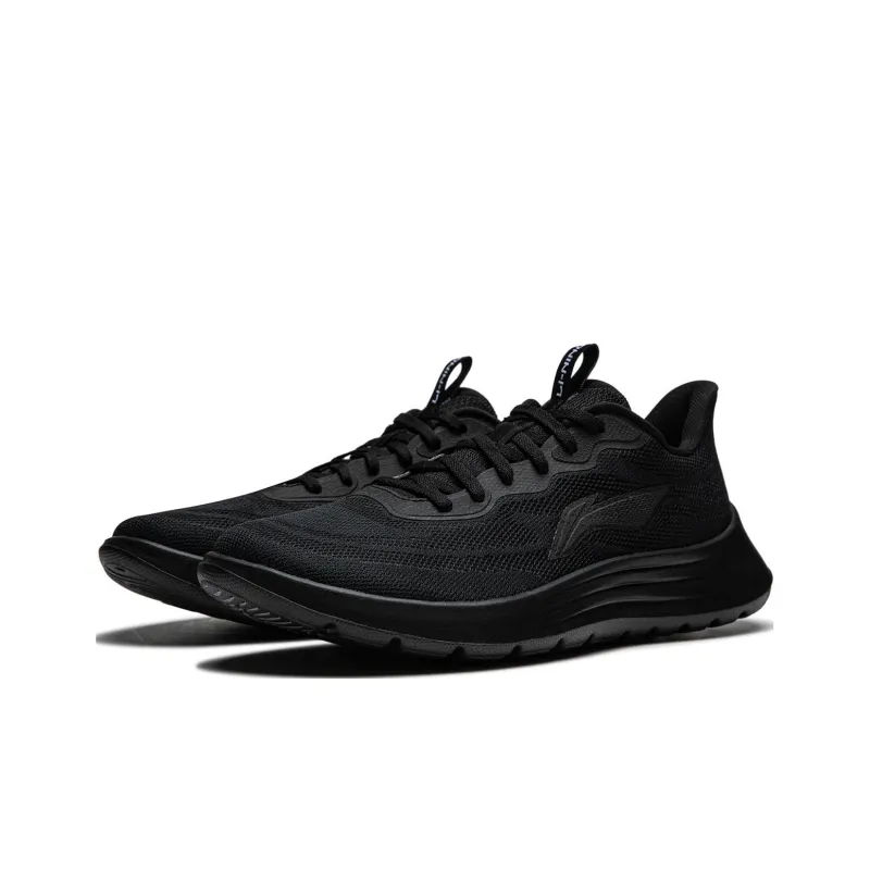 LiNing Light String Low Top Running Shoes Men's Black-1