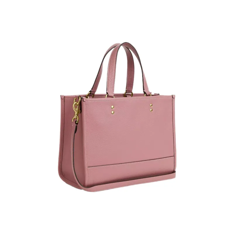 COACH Dempsey Cow Leather Tote Bag Shopping Bag Handbag Shoulder Bag Crossbody Bag Large Size Women's Pink-1