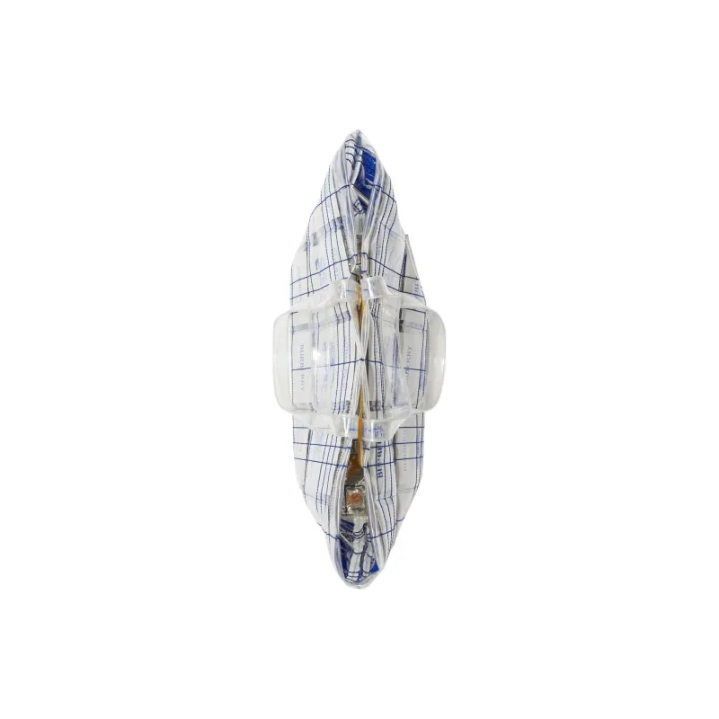 Burberry Polyurethane Tote Bag, Shopping Bag, Handbag Men's White & Blue-3