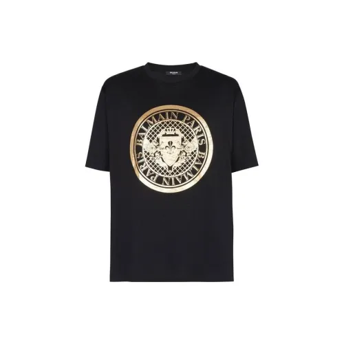 BALMAIN T-Shirts Men Black