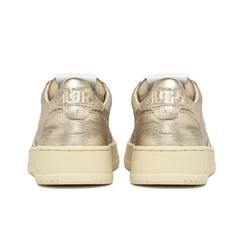 AUTRY Medalist Metallic Leather Sneakers-3