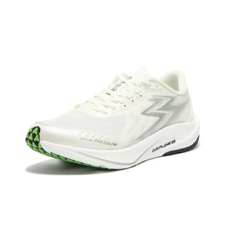 361° Speed ​​2 Pro Running Shoes Unisex Low Top Feather White/Silver White-1
