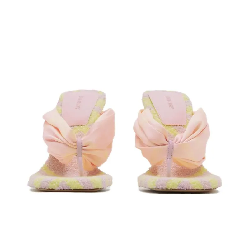Burberry Slip Resistant Flip Flops Women's Pink-2