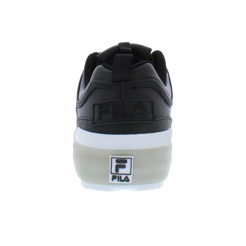 FILA Disruptor Cushioning Slip Resistant Low Top Running Shoes Women's Black-2