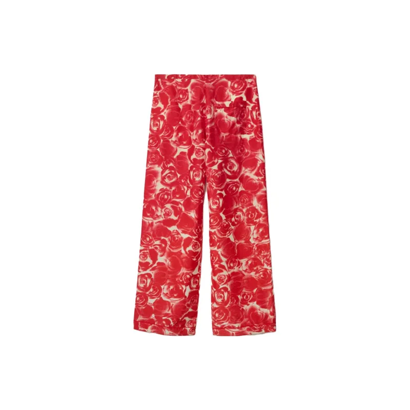 Burberry Casual Pants Women's Red-1