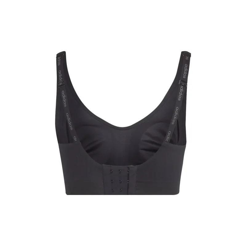 Adidas ACTIVE MICRO FLEX NAKED SEAMLESS TWO-PLY BRA Bra Women's Black-1