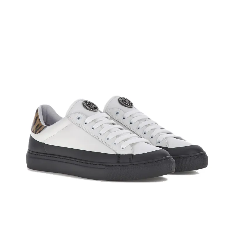 Roberto Cavalli Skateboard Shoes Men's White-2