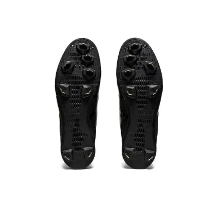 Asics Goldstage Cushioned Slip Resistant Low Top Running Shoes Unisex Black-4