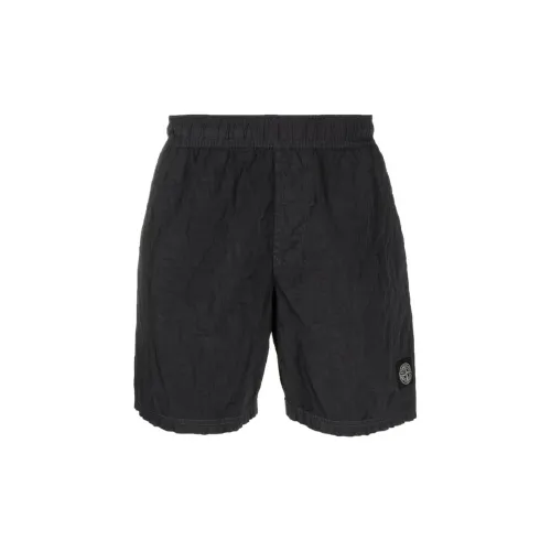 STONE ISLAND Casual Shorts Men Black