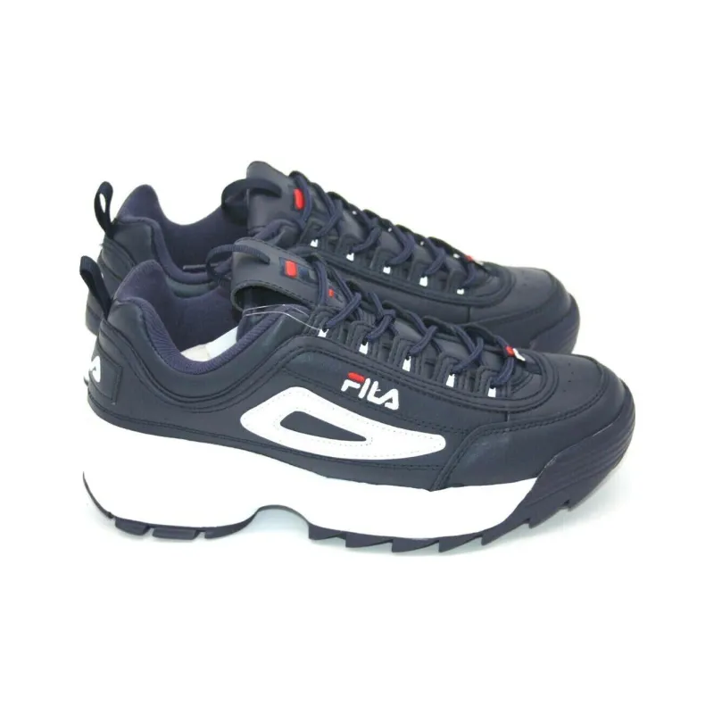 FILA Disruptor 2 Navy White Red-2