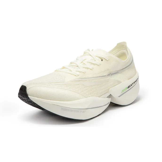 361° Flying Future 1.5 Cushioning Anti Slip And Wear Resistant Rebound Low Top Running Shoes Unisex Feather White-1