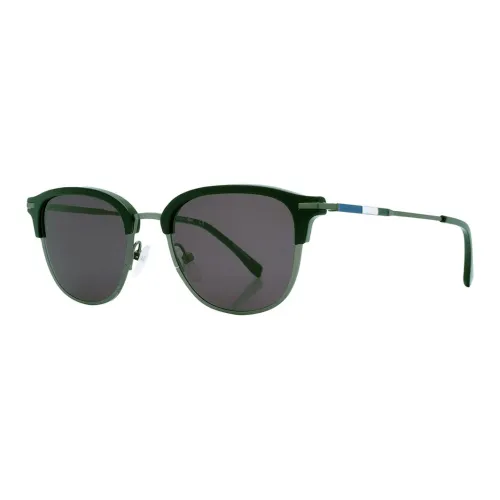 LACOSTE Metal Browline Sunglasses Men's Green
