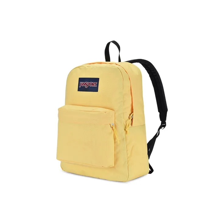 JanSport Polyester Backpack Medium Size Unisex Custard-1