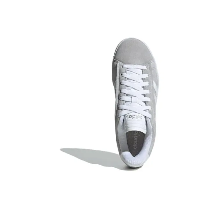 Adidas Grand Court Alpha Grey Cloud White Silver Metallic Women's-3