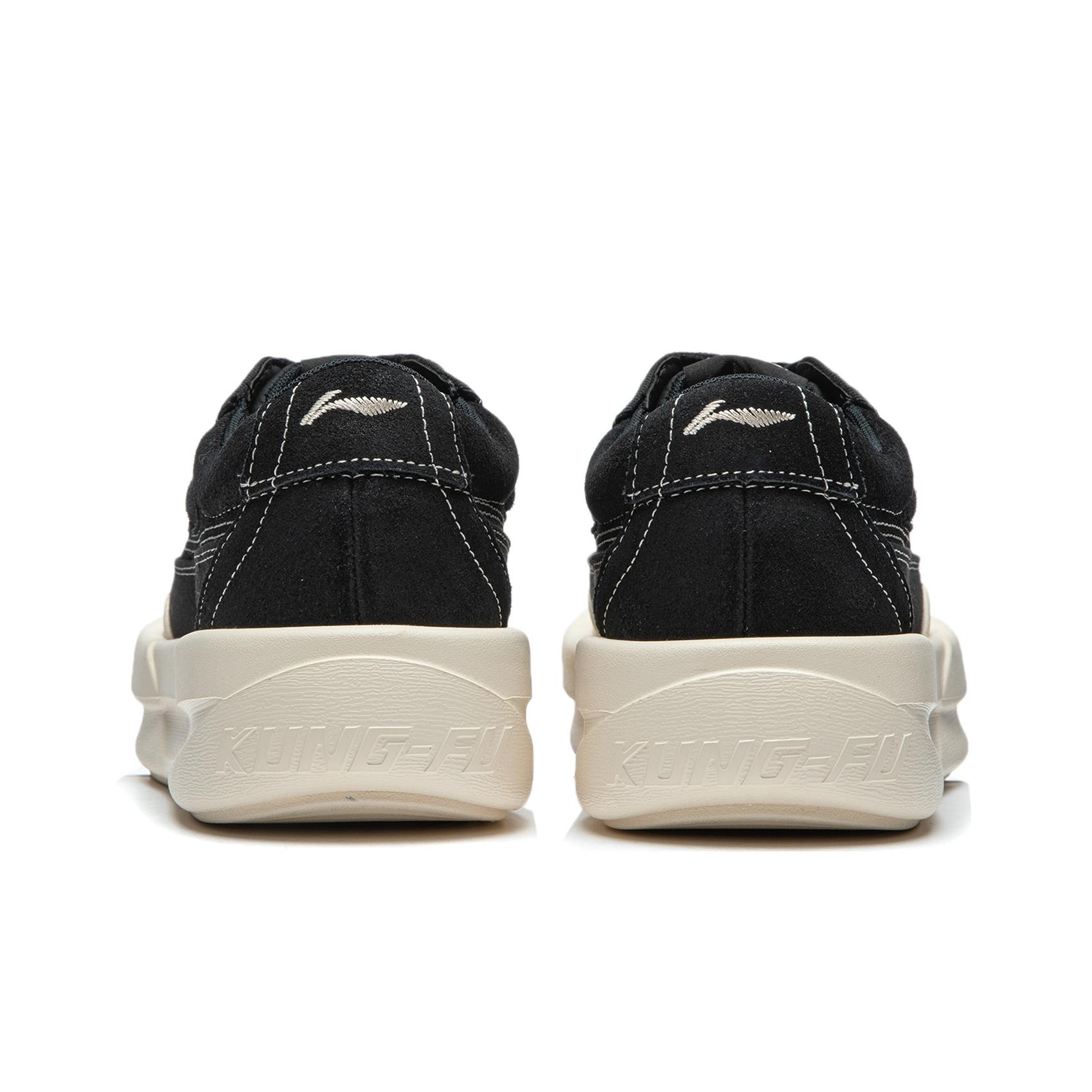 ぴっちょん LiNing Slip-Resistant Casual Shoes Unisex Black Black US M 6