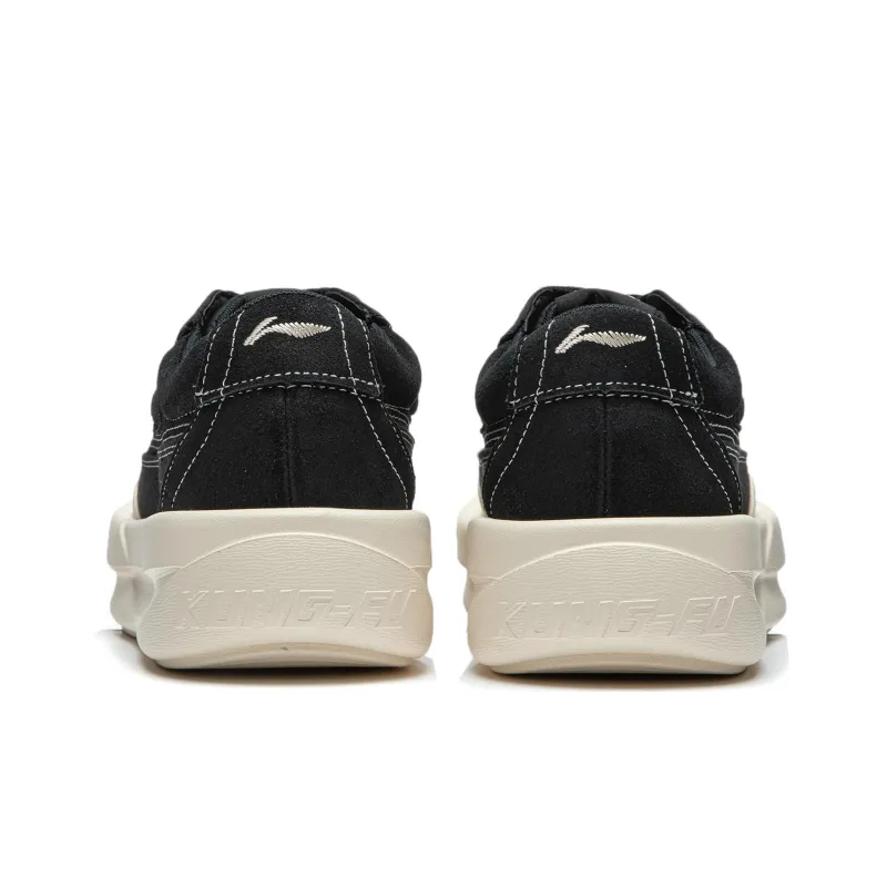 LiNing Slip Resistant Casual Shoes Unisex Black-5