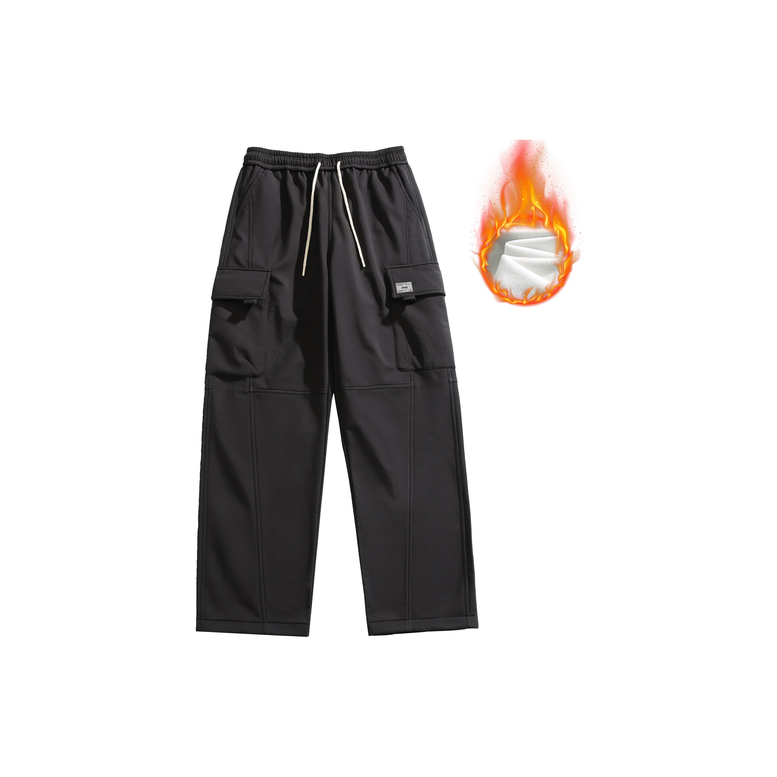 ◎JEEP◎ Wagoneer brushed setup windbreaker pants JO5PTU763B Jeep Wagoneer 2022 - Present (214) Stealth Rack - 40