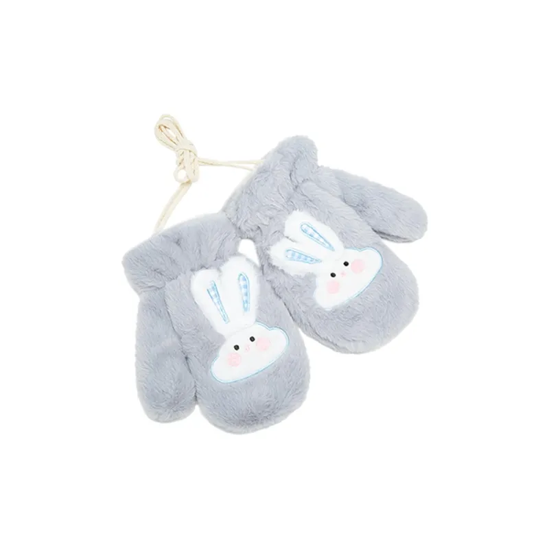 MUYKUY Plush Knit Gloves Unisex-4
