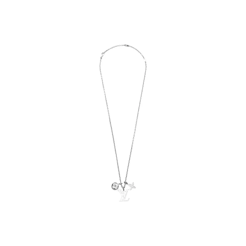 LOUIS VUITTON Brass Necklaces Unisex-5