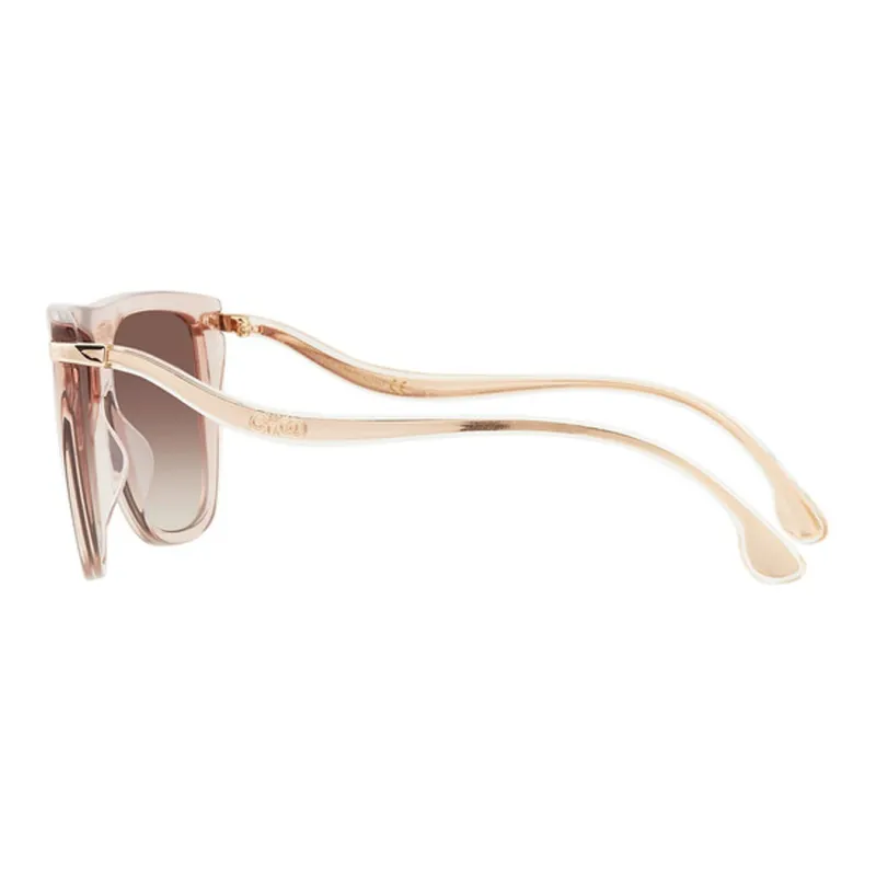 Jimmy Choo Plastic Square Sunglasses Women's Brown-2