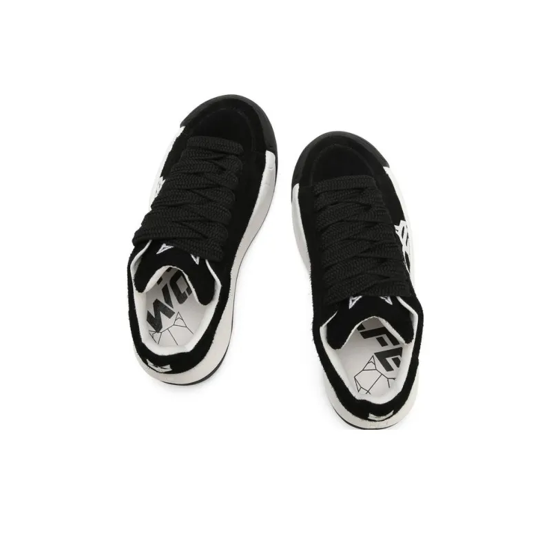 Naked Wolfe Scandal Low Top Skateboard Shoes Women's Black-2