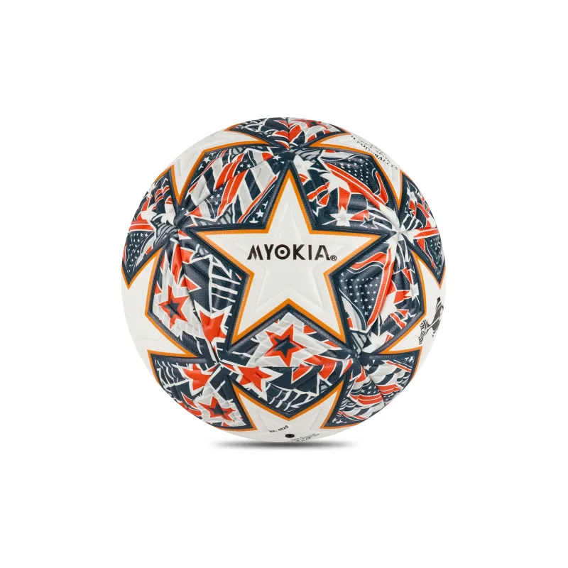 MYOKIA Size 5 Ball Soccer PU Seamless Thermal bonding Unisex Gradient Texture-1
