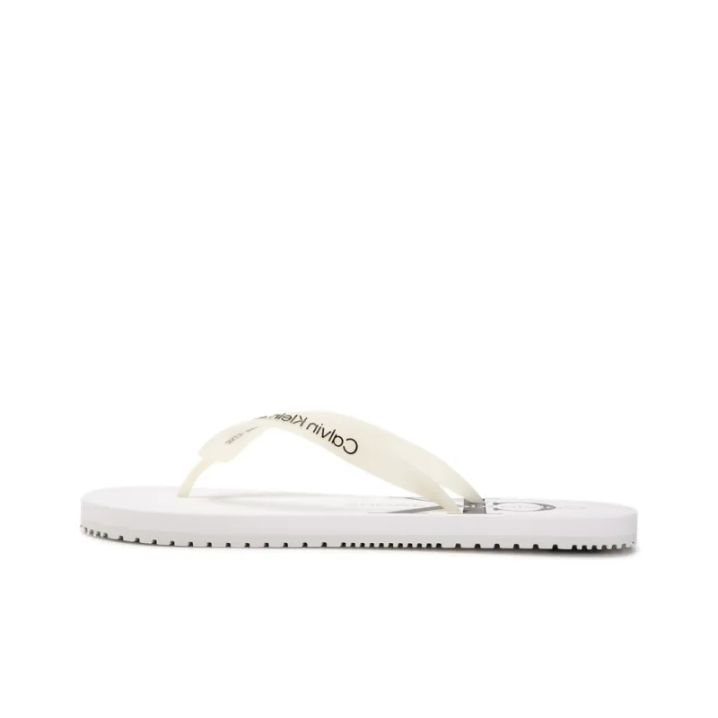 CKJ CALVIN KLEIN JEANS Flip Flops Men's Moon White-0