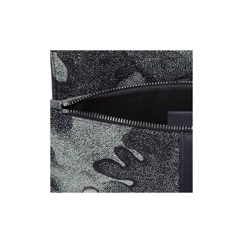 DIOR PETER DOIG Collaboration Denim Saddle Bag, Sling Bag Men's Camouflage-5