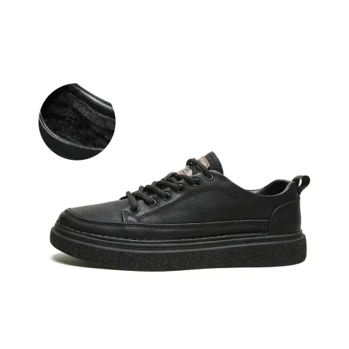 Mulinsen Casual Shoes Men Low-Top Black