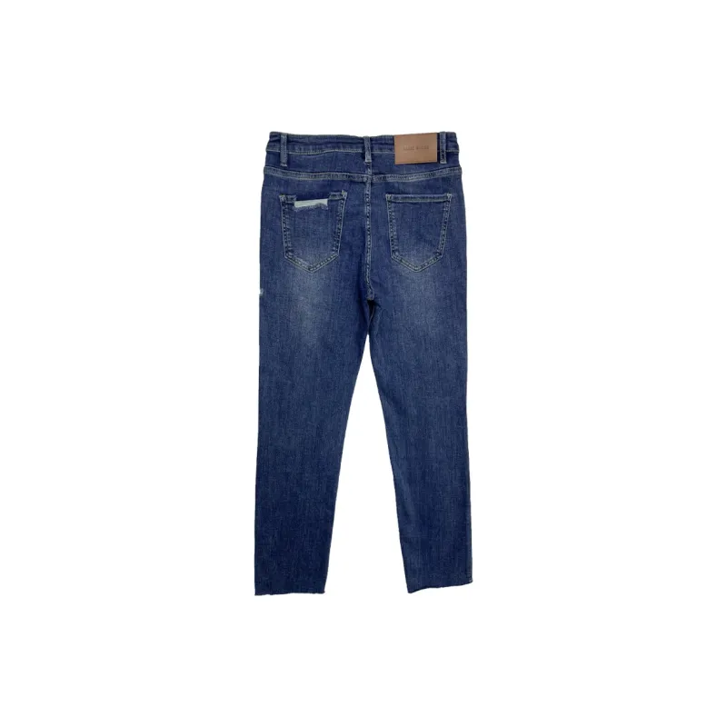 BASIC HOUSE Jeans Women's Blue Straight Fit-1