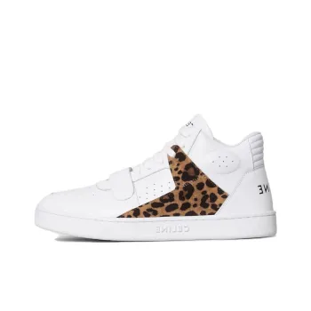 CELINE CT 02 High Top Skateboard Shoes Women's White