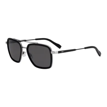 HUGO BOSS Metal Aviator Sunglasses Men's Black