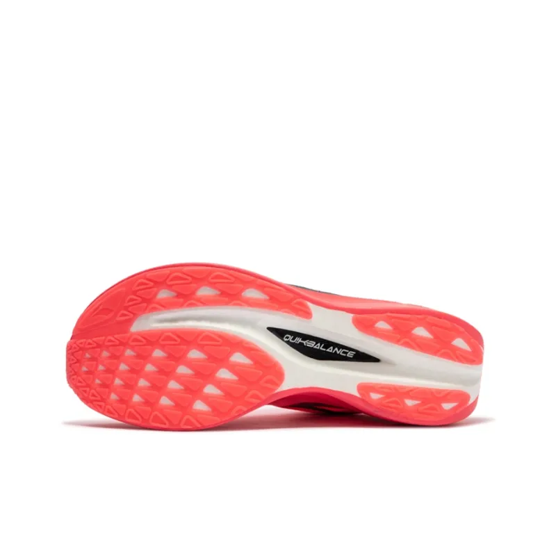 361° Fly 2ET Cushioned Slip Resistant Abrasion Resistant Breathable Low Top Marathon Running Shoes Unisex Pink-4