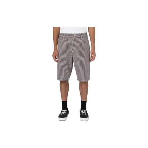 Dickies Hickory Stripe Relaxed Fit Carpenter Shorts 11' Casual Shorts Men's Brown