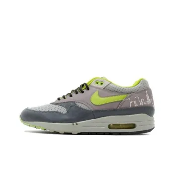 HUF x Nike Air Max 1 Hyperstrike Wear resistant And Lightweight Low Top Casual Shoes Men's Brown Green